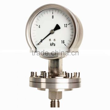 High quality stainless steel 316 Diaphragmwater pressure test gauge