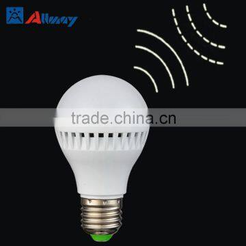 E27 7W PIR sensor led bulb human body motion sensor led bulbs dusk to dawn dimming sensor light