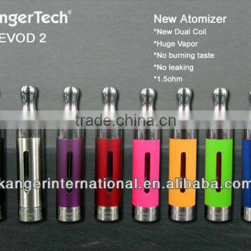 Factory price Popular product kanger atomizer evod 2 with upgraded dual coil