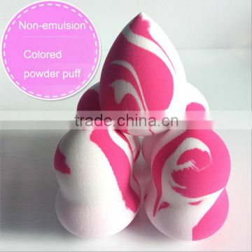 Many colour stripe non-latex cosmetic sponge cosmetic powder puff for blender                        
                                                Quality Choice