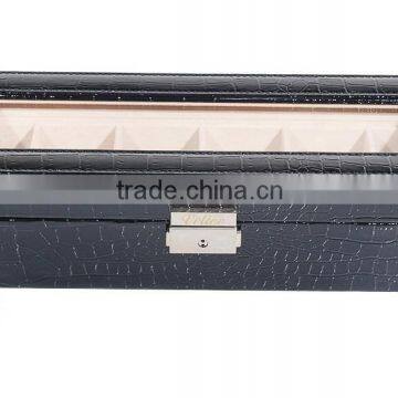 Newest factory price wholesale leather tie storage box