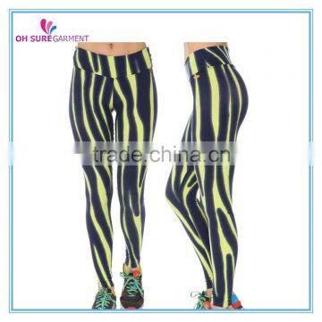 84% polyester 16% spandex womens dry fit custom sports leggings