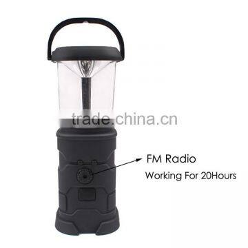 Asia Leader Products Solar Power Hand Crank Camping Light With FM Radio photo-4