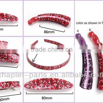 Jewelry Hair Accessory Set, Rhine Stone Luxury Flower Hair Clip Set for Women, Fancy Hair Barrettes Wholesale in China