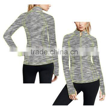 (Trade Assurance) OEM service stretchy fitness running yoga jackets