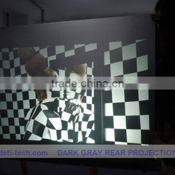 Good quality of self adhesive holographic rear projection film for display,No reflection of the screen