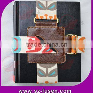 Elastic strap with plastic card elastic book strap