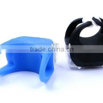 Waterproof Silicone Mini 2 Led Bike Tail Lights Bicycle Rear Light Set photo-3