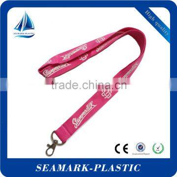 2016 Custom logo printed single lanyard cheap custom lanyards