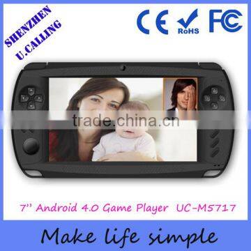 Touch screen 7'' wifi game player camera TV out mp5 android game player