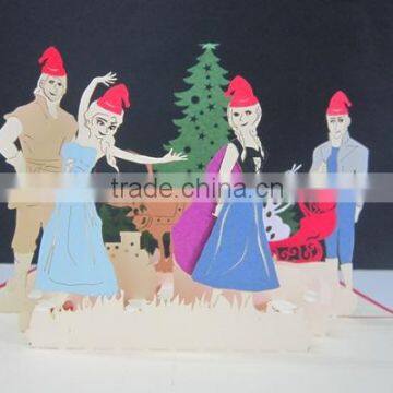 Frozen Greeting pop up card