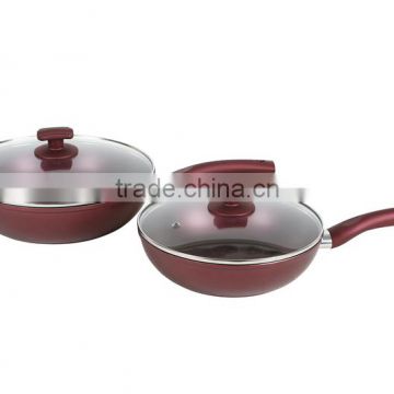 colorful non stick coating cookware sets