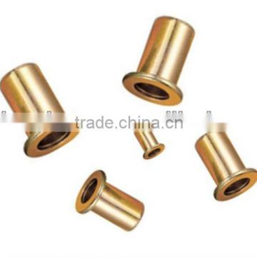 Bras tubular rivets