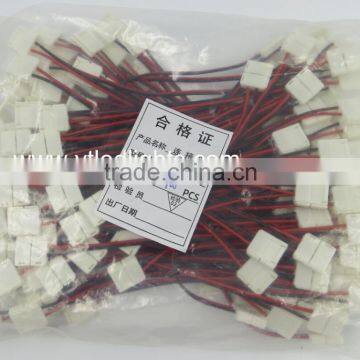 5050smd led strips connector with 15cm length line 10mm double connector with line for single color good quality cheap CN make