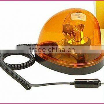 Amber Magnetic Base 12v Revolving Warning Emergency Safety Light All-weather