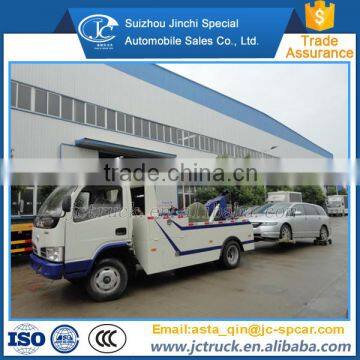 Cheap DF light wrecker towing truck price