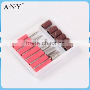 Nail Drill Replacement Parts 6PCS Different Carbide Nail Drill Bits Sanding Bands