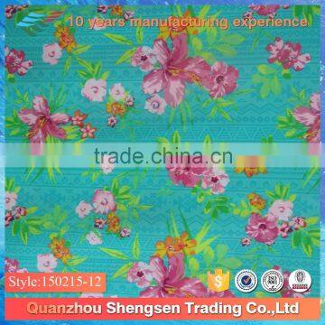 4 way stretch nylon lycra fabric for swimwear bikini