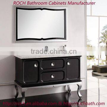 ROCH 2022 European Style Marble Top Dresser Bathroom Vanity