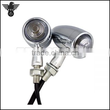 Classic Old School LED Indicator Turn Lights for Suzuki Custom Mototcycle