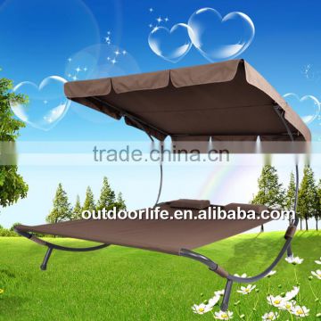 Outdoor day beds, sun deck lounge, double sun lounge with canopy