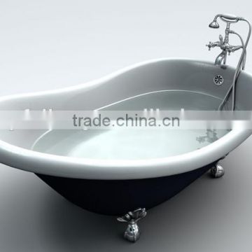 cast iron slipper bathtub