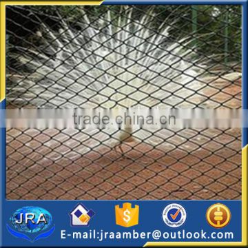 stainless steel aviary nets/bird netting wire mesh/rope fence made in china