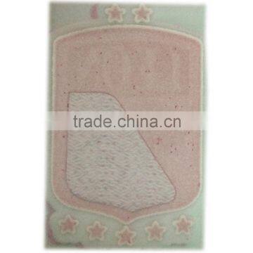 Factory Direct Soccer Patches 3d Flock Type Label Patch Football Badges Garment Usage Flock Patches photo-3