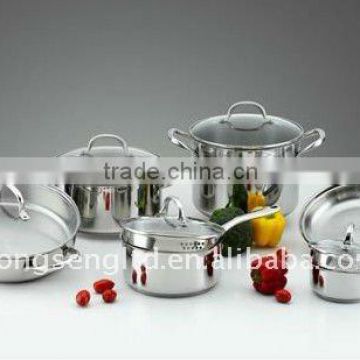 12PCS Stainless Steel Cookware Sets