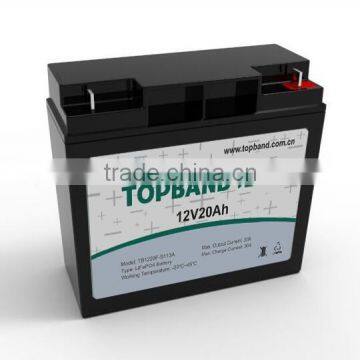 TOPBAND Bluetooth lithium ion battery 12v 20ah for golf trolley