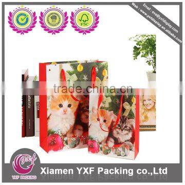 Cute paper bag with cartoon design