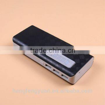 Factory Direct 3 USB 15000mAh Power Bank With Camping Lantern