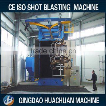 Pump shell outer wall shot blasting machine