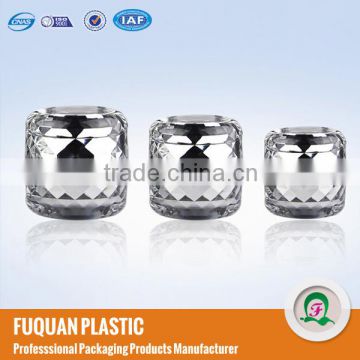 diamond shaped acrylic jar