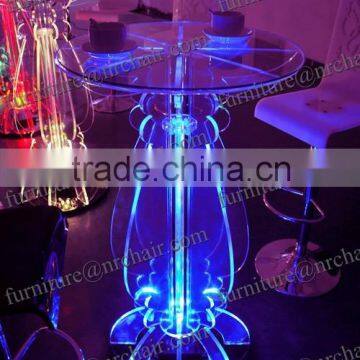 LED event rental wholesale illuminated light wedding coffee table bar table