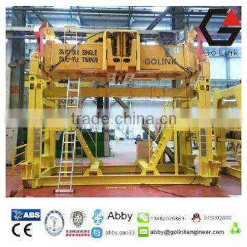 20feet 40feet and 45feet self-latching overheight frame container spreader