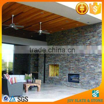 Decorative culture stone wall panel/rusty culture slate stone