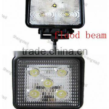 4" 15W 9--32V Square LED work light factory 1year warranty IP67 led work light heavy duty led working light