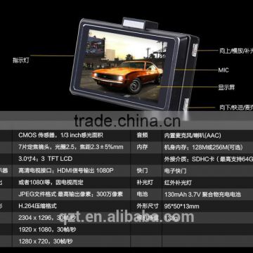 QZT factory price good quality car dvr A46