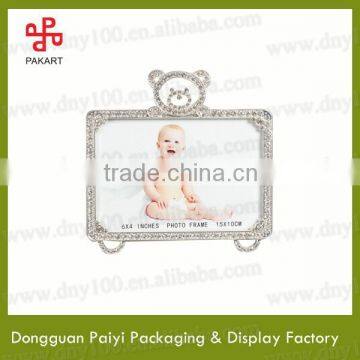 Fancy crystal baby photo frame