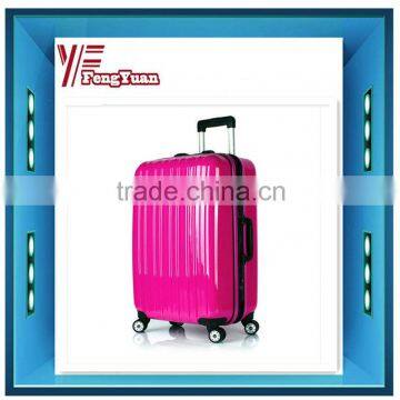 2014 China Factory Trolley Case Colorful Abs Luggage With Aluminum Frame/PC Trolley Luggage/ Hard Suitcase