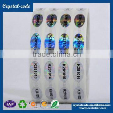 Custom Printed Self Adhesive Scratch off Hologram Sticker Quality Choice photo-3