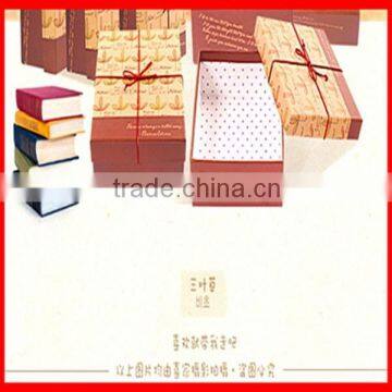 Elaborate Brown Colorful Deep Paper Packaging Toy Gift Box
