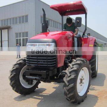 Africa hot selling DQ554 55HP 4x4 4WD Farm Tractor with Sunshade