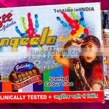 Multi Color Henna Tube