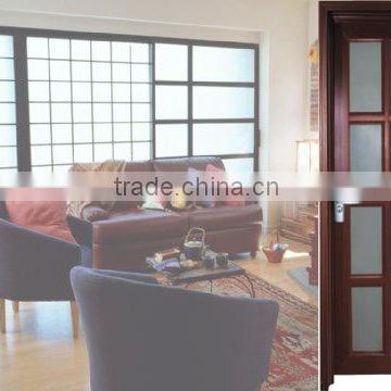 UPVC glass fireproof door