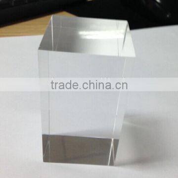 Good Polishing Transparent Plexiglass block in display racks