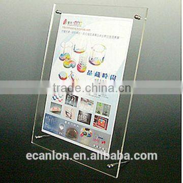 Acrylic transparent advertising board for sale