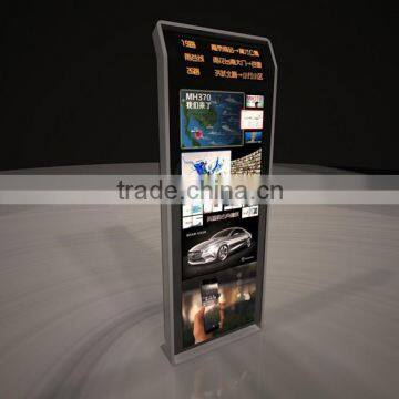 55 Inch Network Standing Advertising Display Interactive Touch 3G Wifi