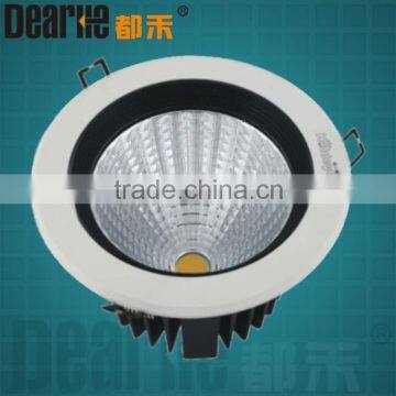 New Anti-glare Die-casting Aluminum COB led downlight(10W 15W 20W 25W 30W)